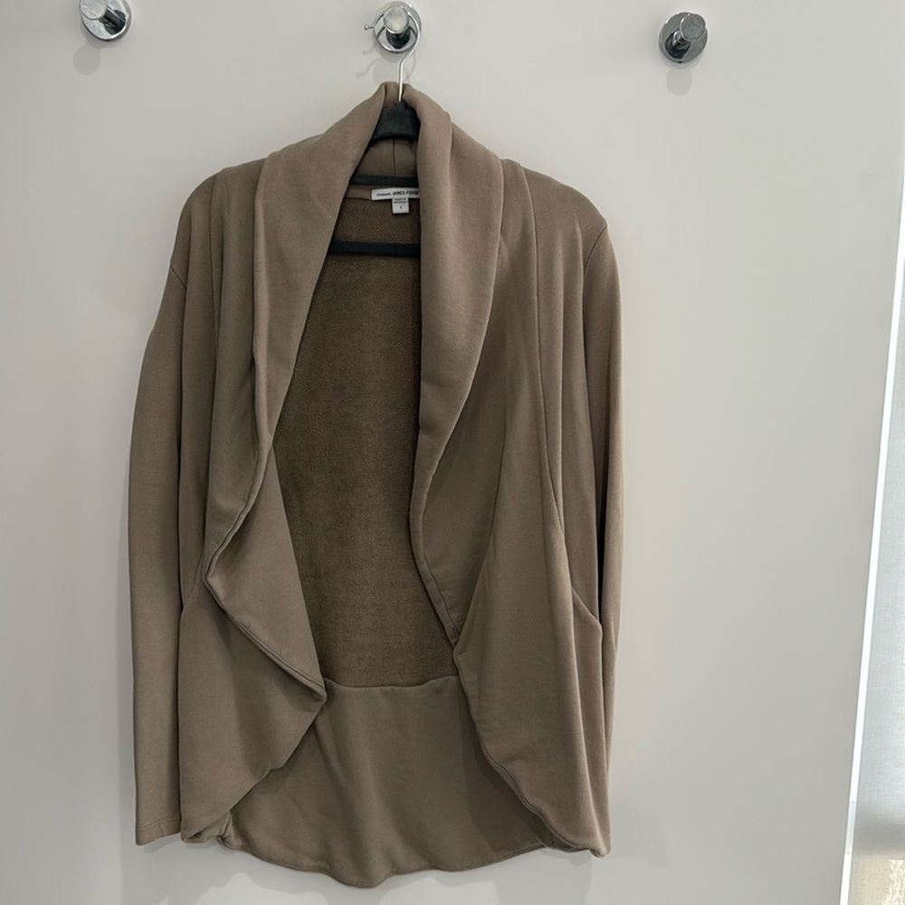 James purse sweater jacket size 1